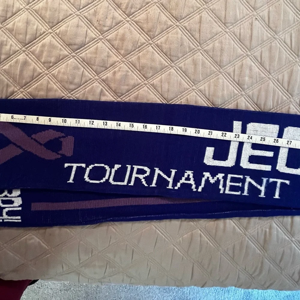 Rare Jeopardy! 2019 Tournament Of Champions Commemorative Scarf-Rare Collectable